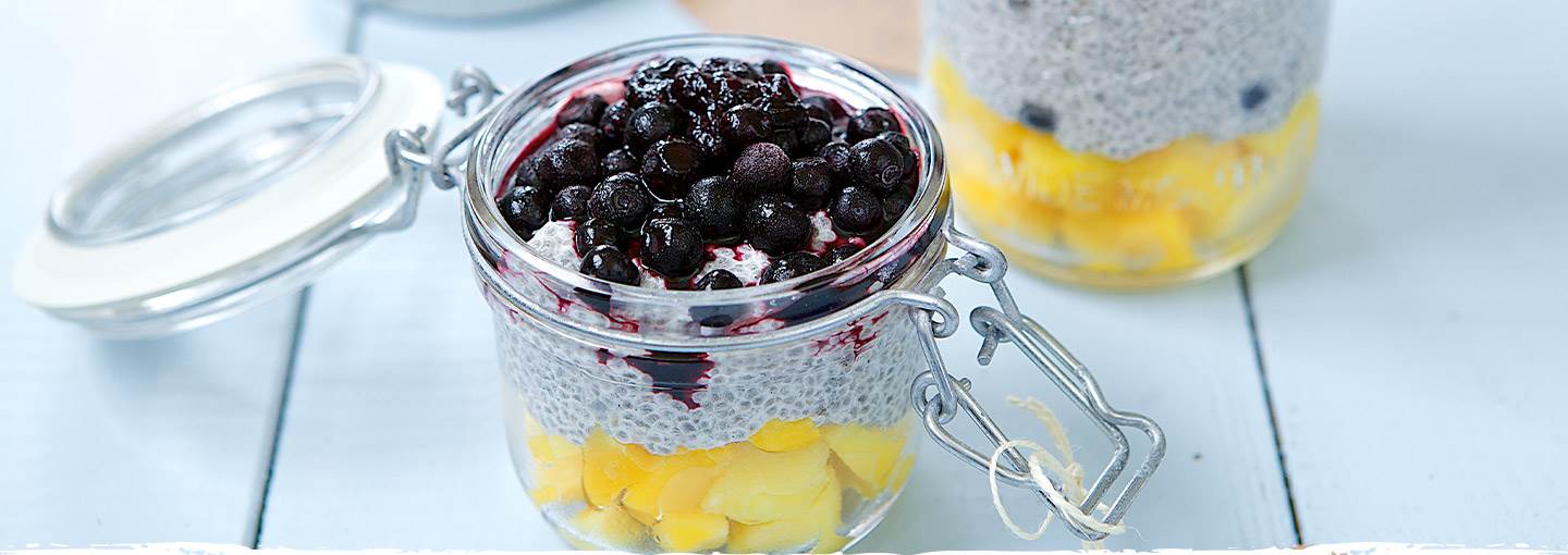 Chia pudding – Blueberry & vanilla